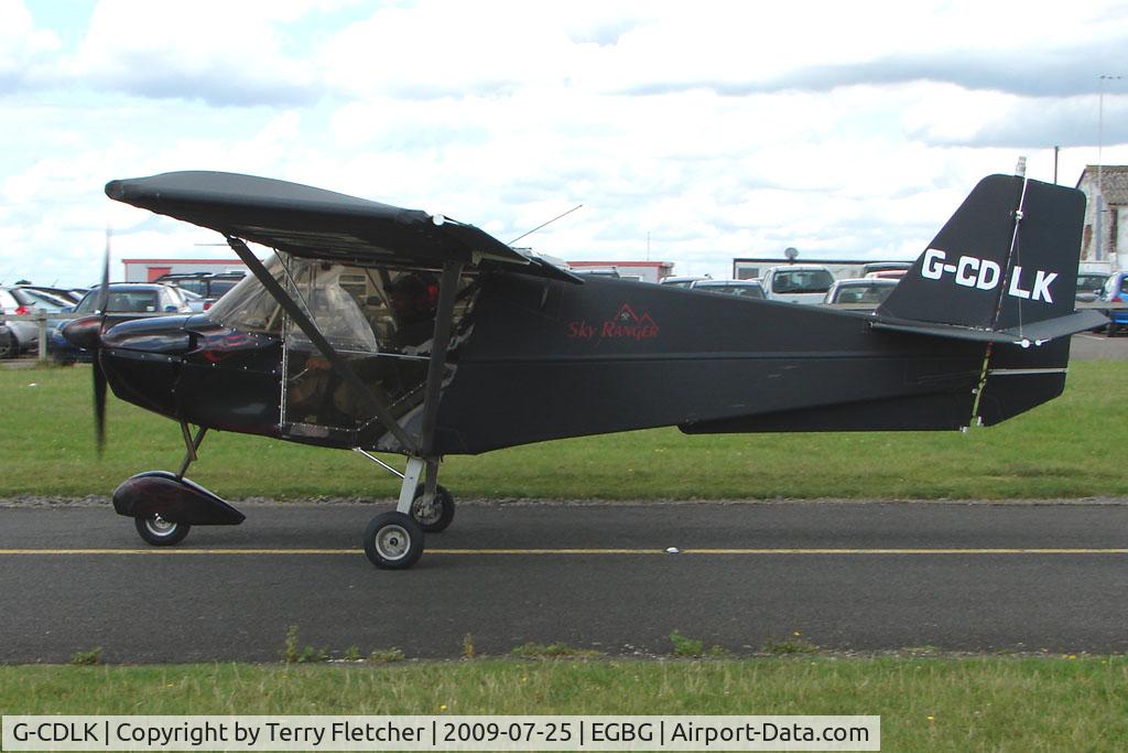 G-CDLK, 2005 Best Off Skyranger Swift 912S(1) C/N BMAA/HB/452, Skyranger 912 at Leicester on 2009 Homebuild Fly-In day