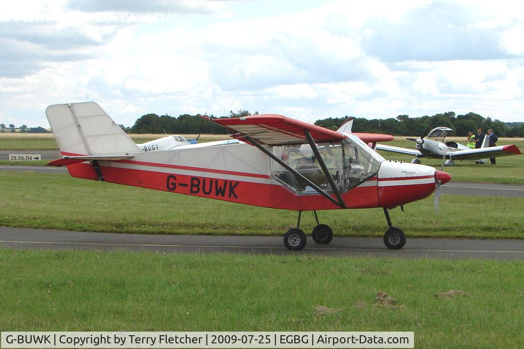 G-BUWK, 1993 Rans S-6ES Coyote II C/N PFA 204A-12448, Rans S6 at Leicester on 2009 Homebuild Fly-In day