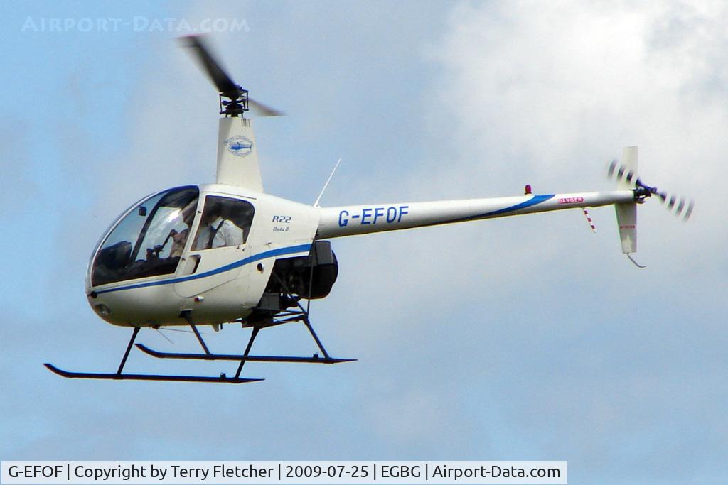 G-EFOF, 2004 Robinson R22 Beta C/N 3605, Robinson R22 training at Leicester