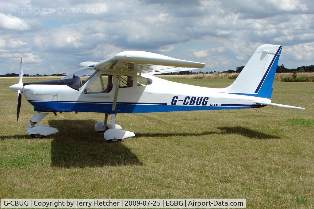 G-CBUG, 2002 Tecnam P-92EM Echo C/N PFA 318-13662, Tecnam Echo at Leicester on 2009 Homebuild Fly-In day