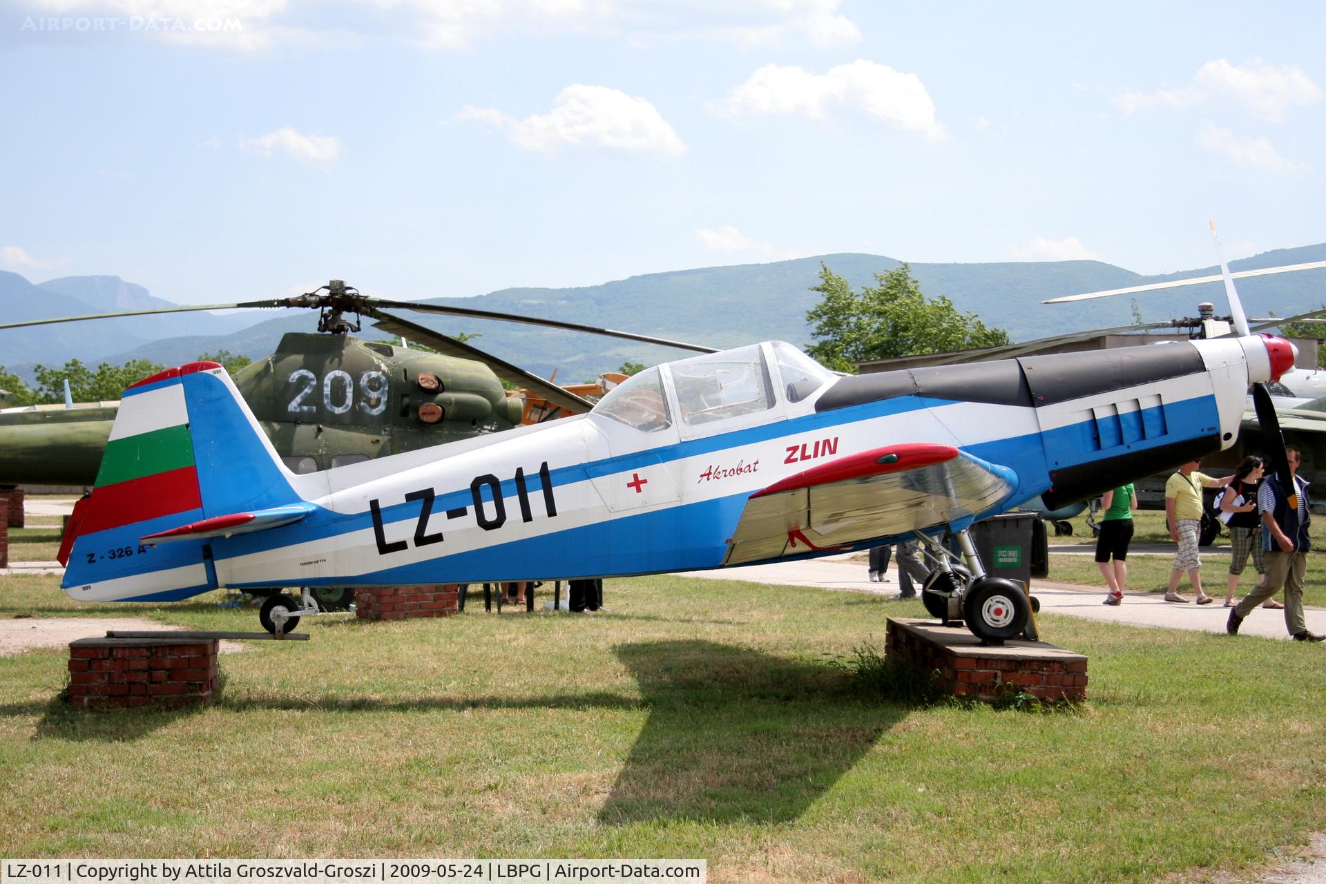 LZ-011, Zlin Z-526A Akrobat C/N 1099, Bulgarian Museum of Aviation, Plovdiv-Krumovo (LBPG).