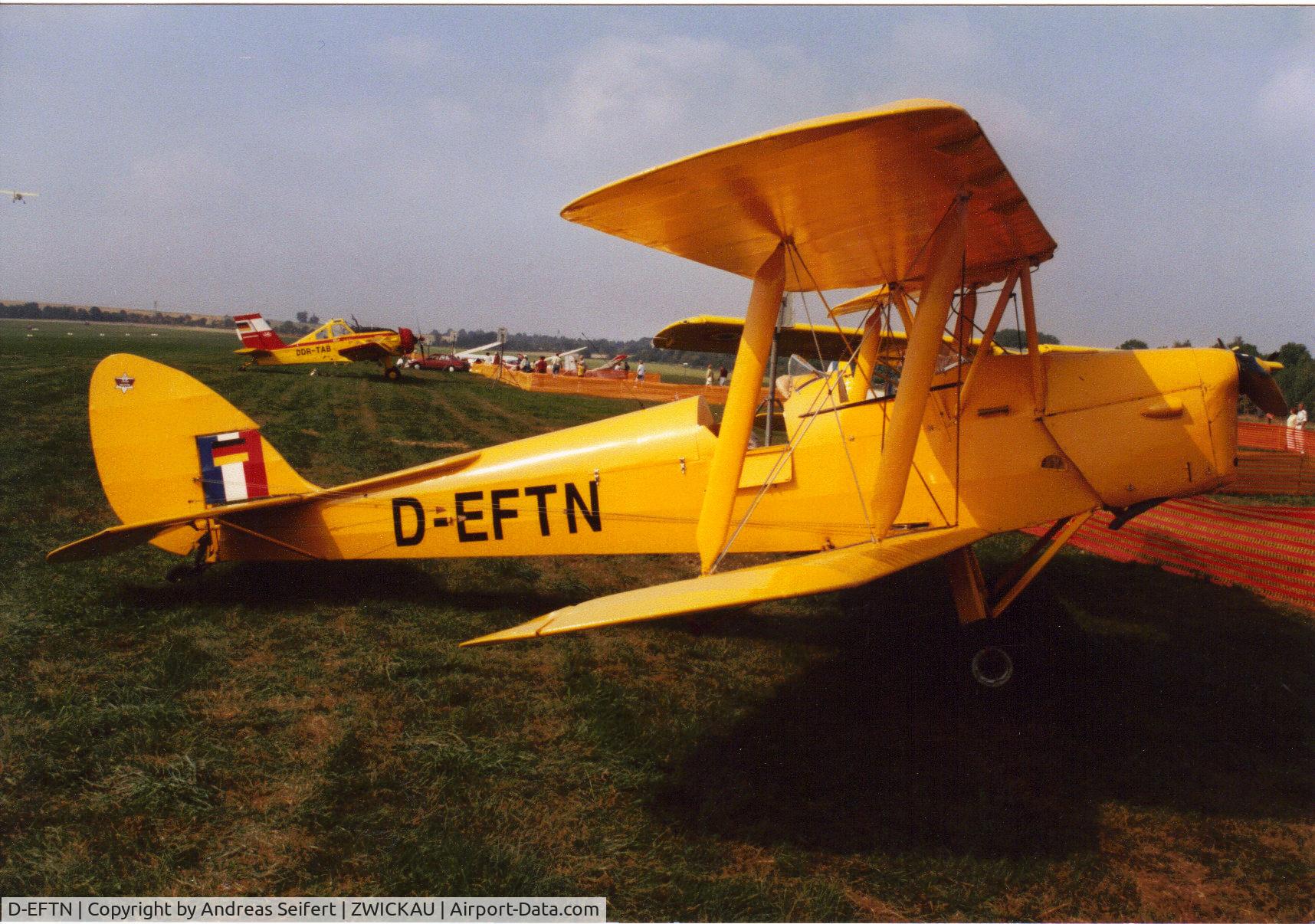 D-EFTN, 1941 De Havilland DH-82A Tiger Moth II C/N 84764, Airshow Zwickau 2001