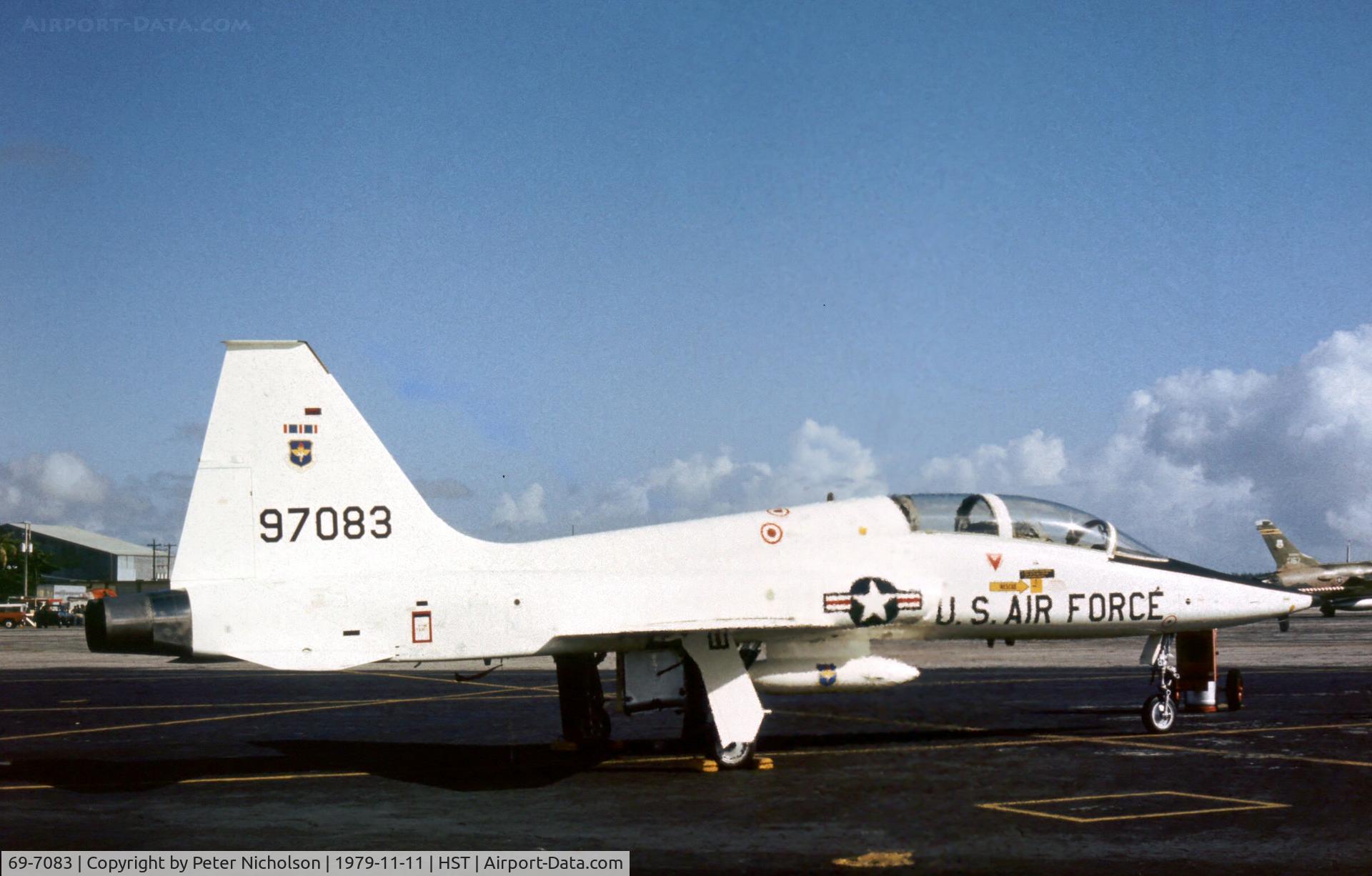 69-7083, 1969 Northrop T-38A Talon C/N T.6233, T-38A Talon of 12 Flying Training Wing at the 1979 Homestead AFB Open House.