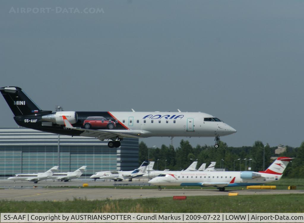 S5-AAF, 1998 Canadair CRJ-200LR (CL-600-2B19) C/N 7272, Adria Airways