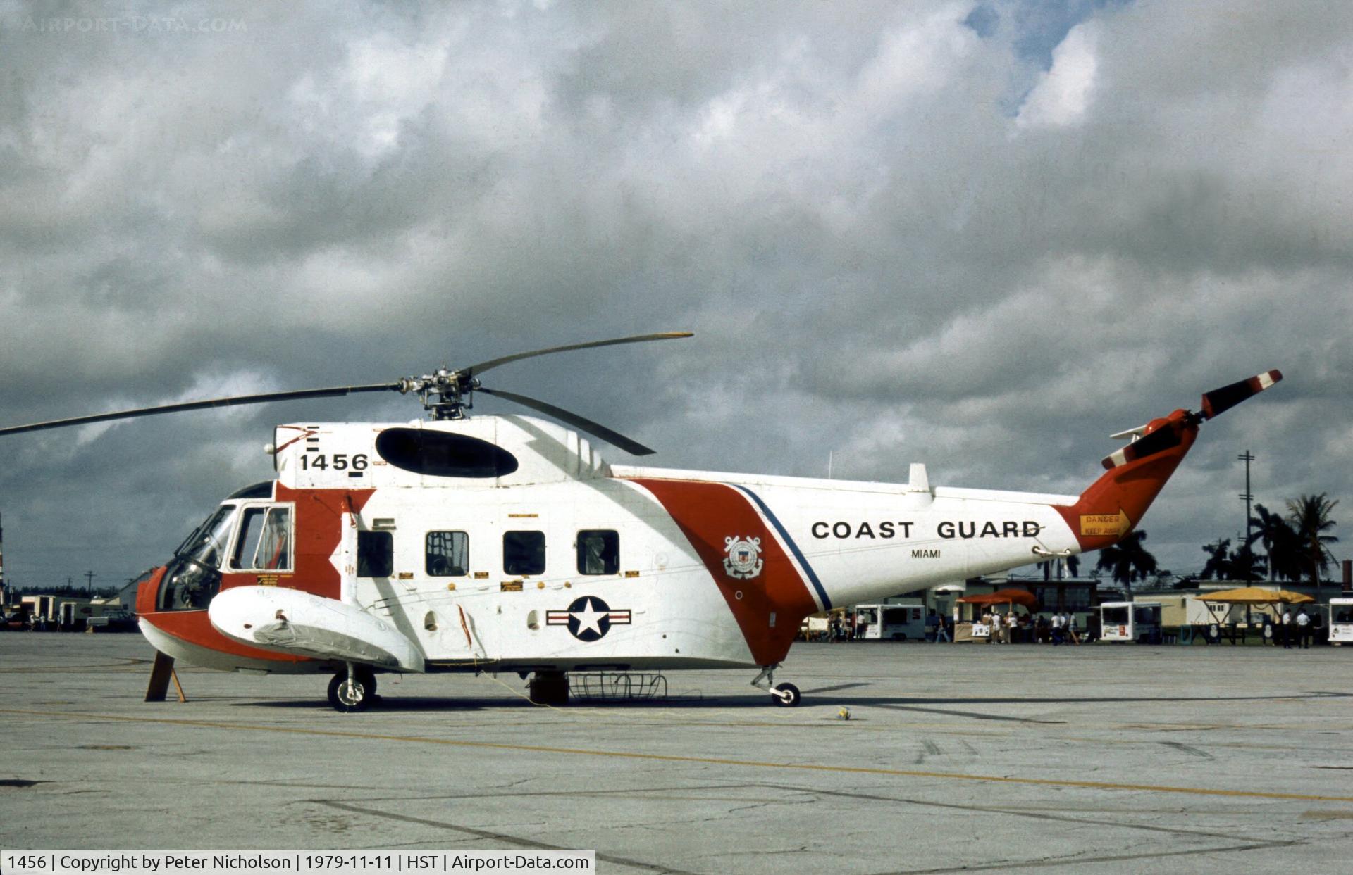 1456, Sikorsky HH-52A Sea Guard C/N 62.135, HH-3F Pelican of the US Coast Guard Miami station at the 1979 Homestead AFB Open House.