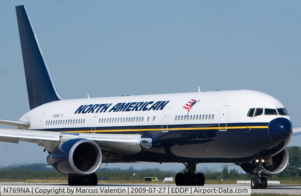 N769NA, 1996 Boeing 767-304/ER C/N 28039, Rwy. North in Leipzig / Germany