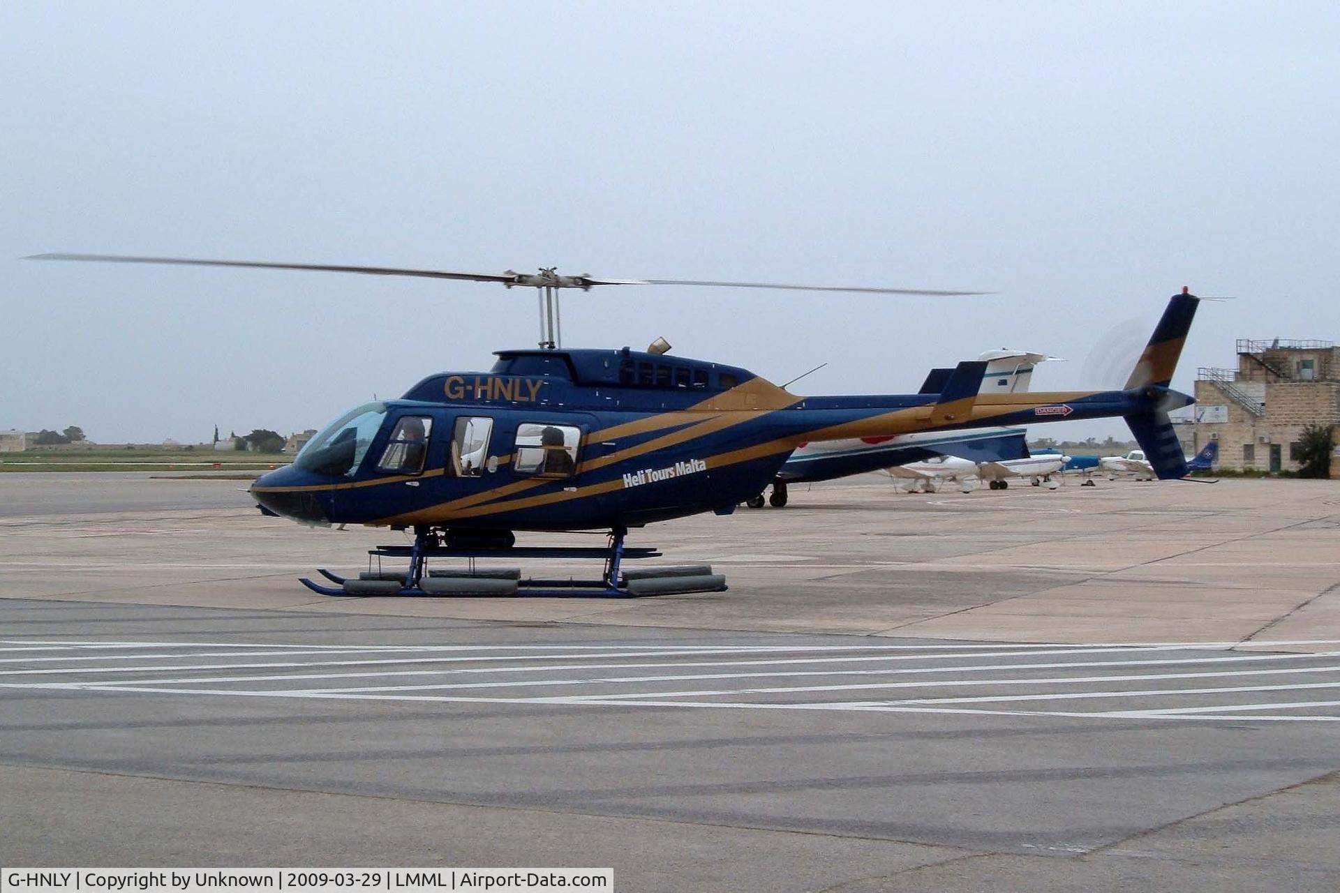 G-HNLY, 1982 Bell 206L-3 LongRanger III C/N 51048, in malta