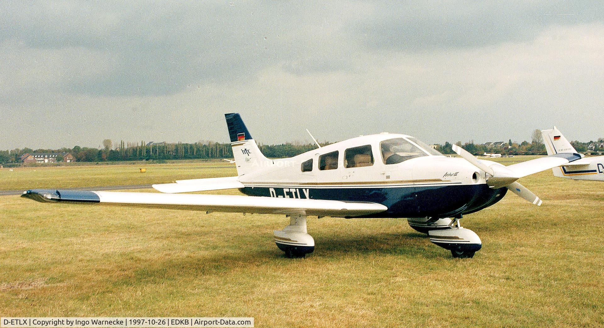D-ETLX, Piper PA-28-181 Archer III C/N 28-90212, Piper PA-28-181 Archer III at Bonn-Hangelar airfield