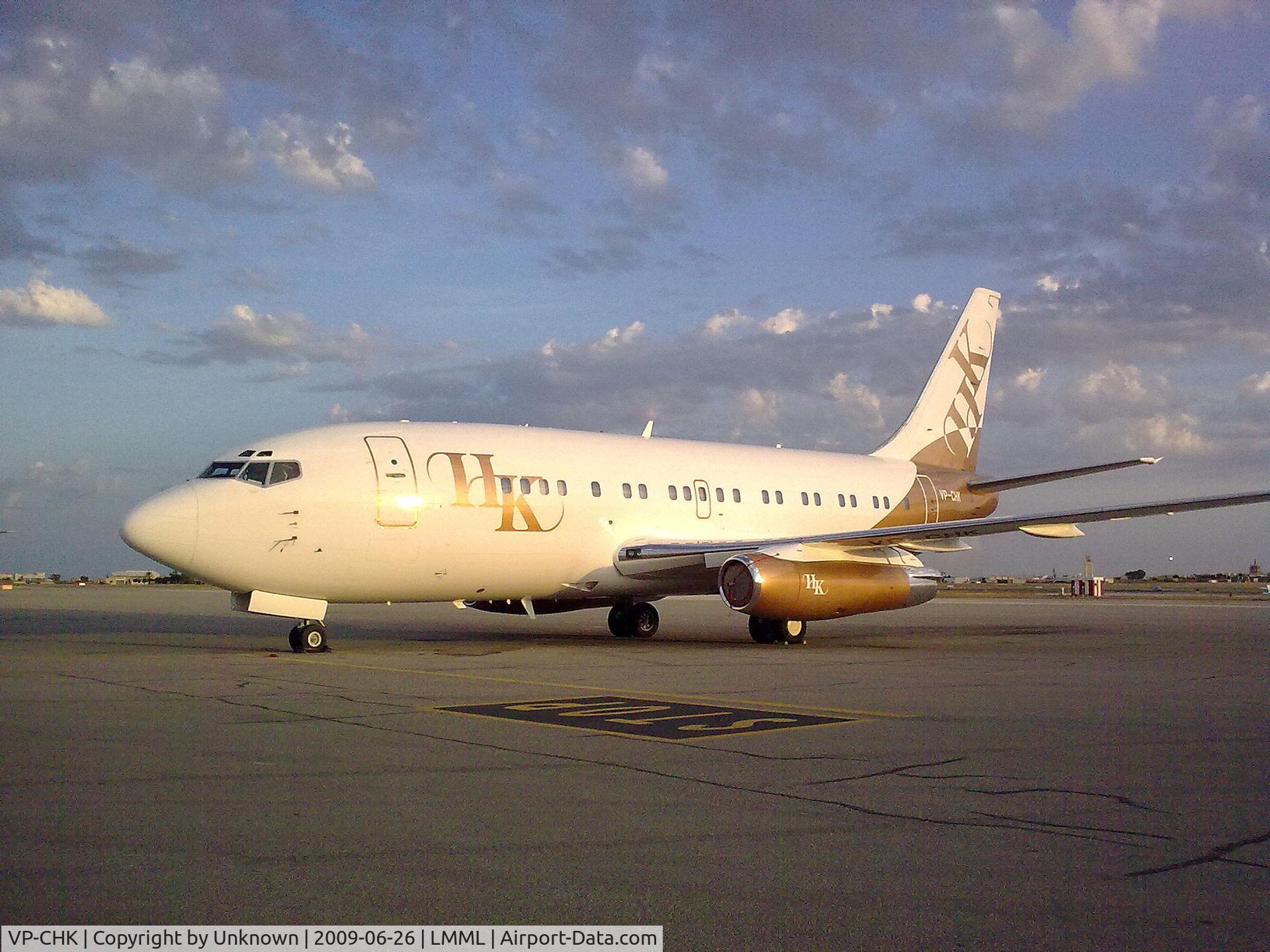 VP-CHK, 1979 Boeing 737-2S9 C/N 21957, In Malta