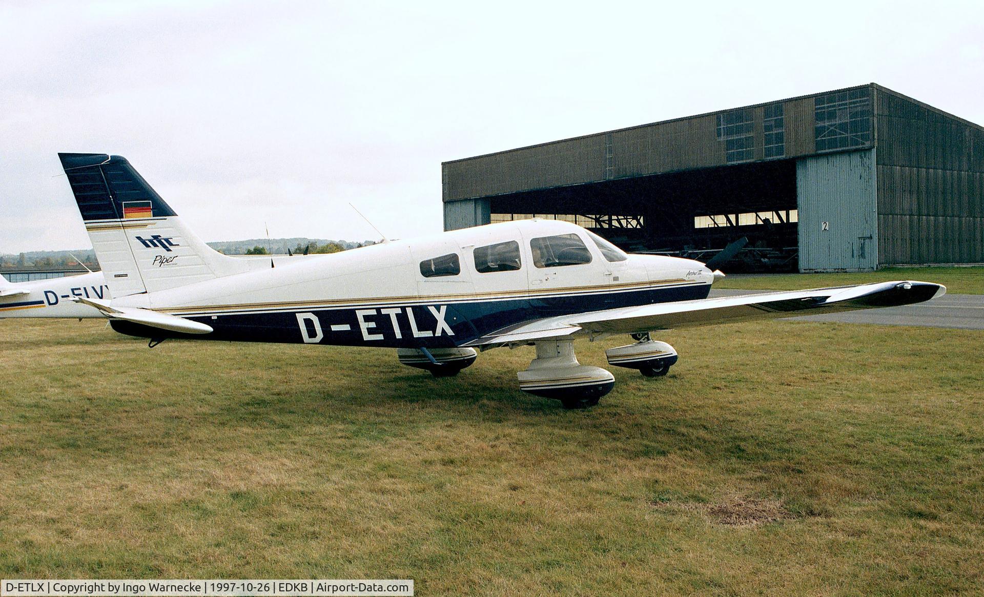 D-ETLX, Piper PA-28-181 Archer III C/N 28-90212, Piper PA-28-181 Archer III at Bonn-Hangelar airfield