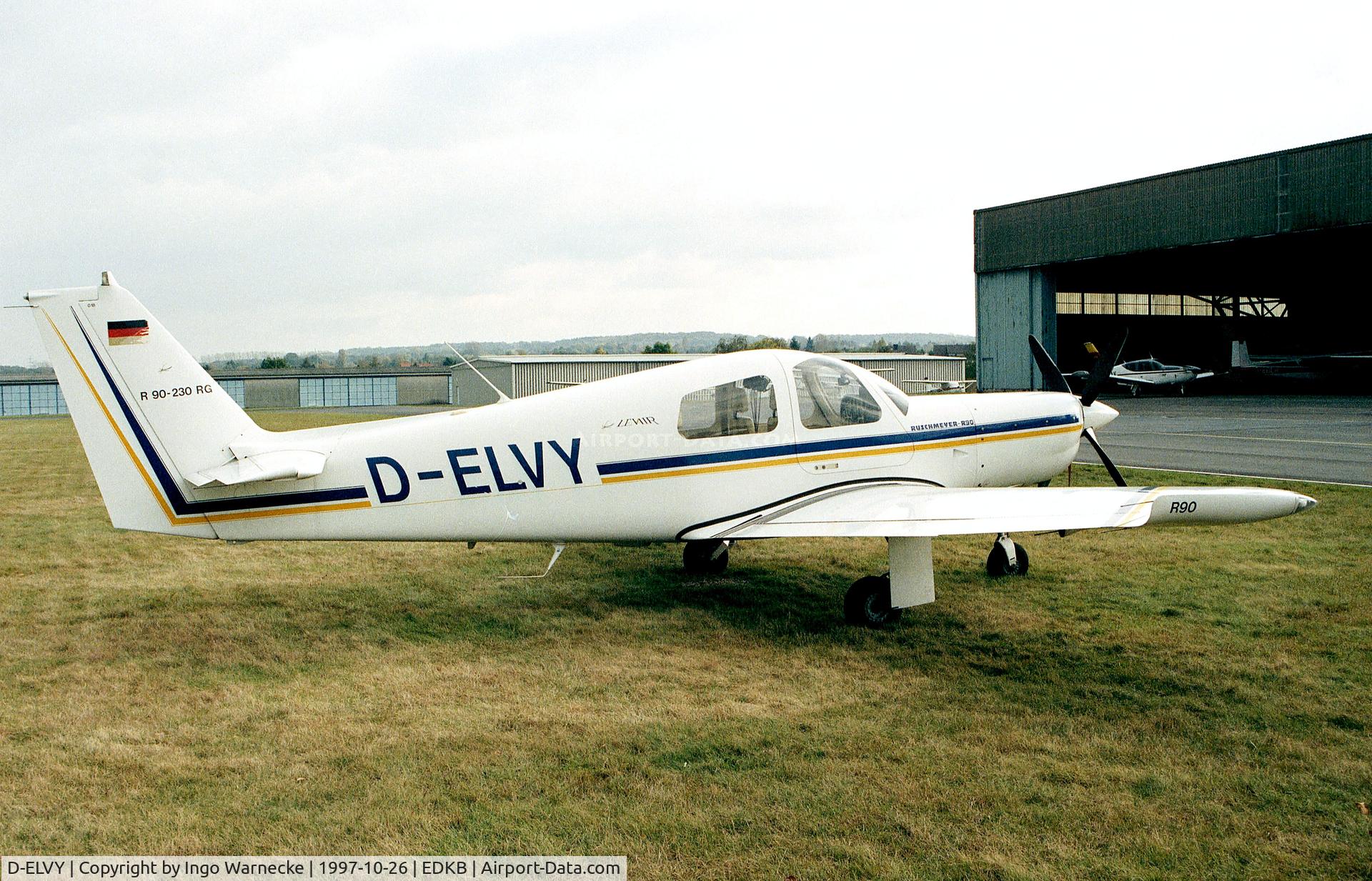 D-ELVY, Ruschmeyer R90-230 RG C/N 018, Ruschmeyer R.90-230RG at Bonn-Hangelar airfield