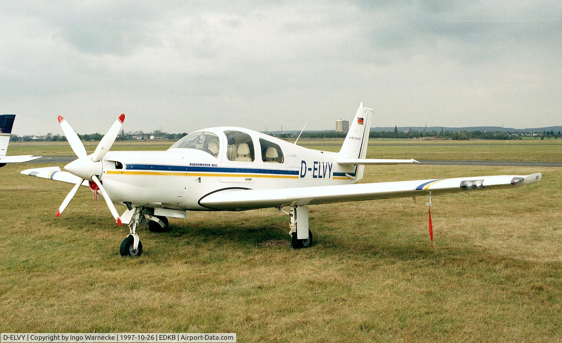 D-ELVY, Ruschmeyer R90-230 RG C/N 018, Ruschmeyer R.90-230RG at Bonn-Hangelar airfield