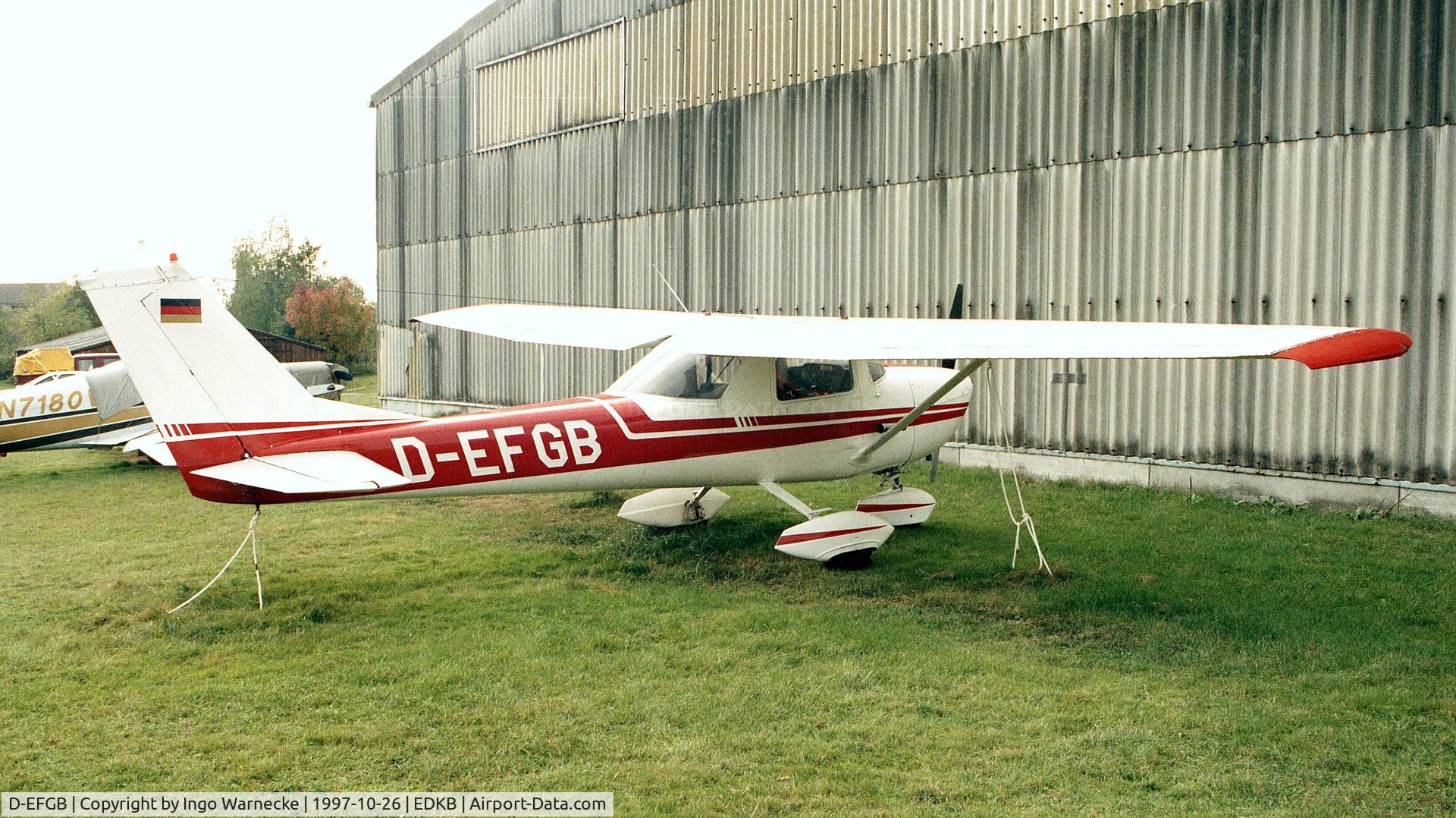 D-EFGB, Reims F150H C/N F15000248, Cessna (Reims) F150H at Bonn-Hangelar airfield