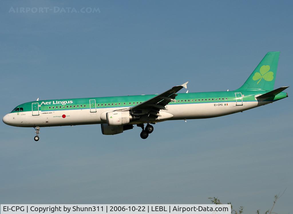 EI-CPG, 1999 Airbus A321-211 C/N 1023, Landing rwy 25R