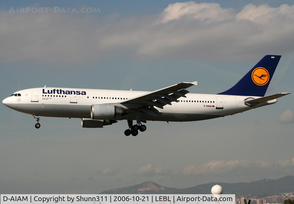 D-AIAM, 1987 Airbus A300B4-603 C/N 408, Landing rwy 25L... My last LH A300-600 :|