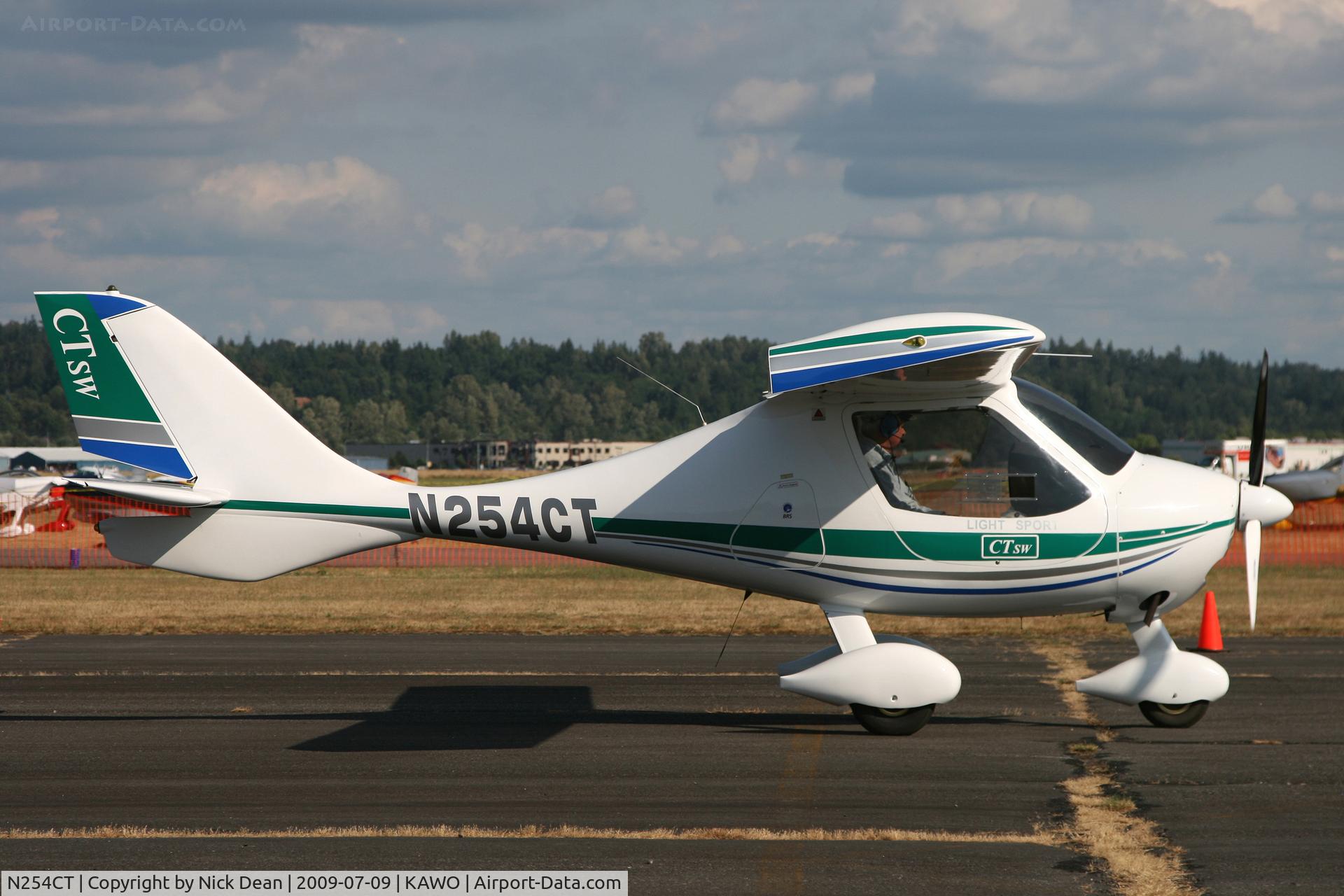 N254CT, 2007 Flight Design CTSW C/N 07-01-05, KAWO