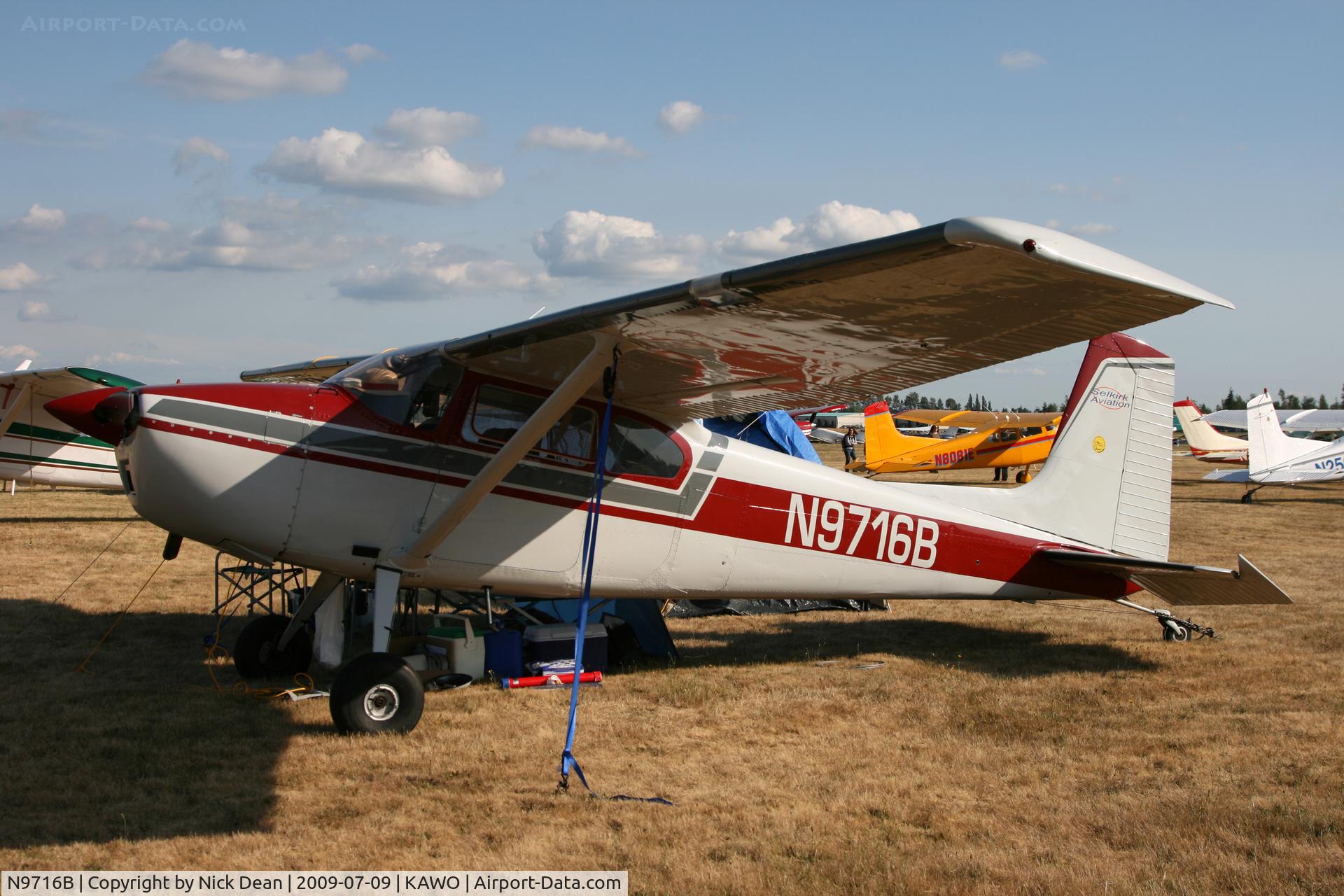N9716B, 1957 Cessna 180A C/N 50014, KAWO