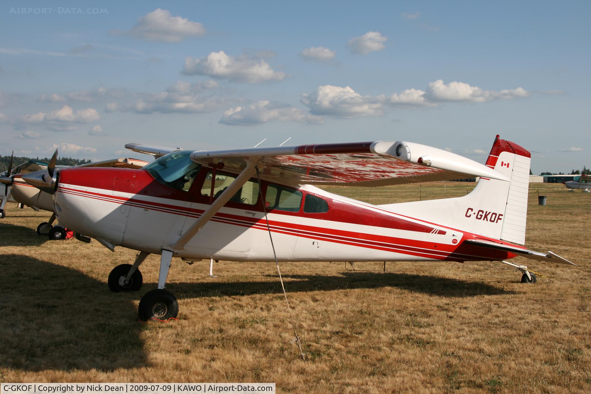 C-GKOF, 1977 Cessna 180K Skywagon C/N 18052825, KAWO