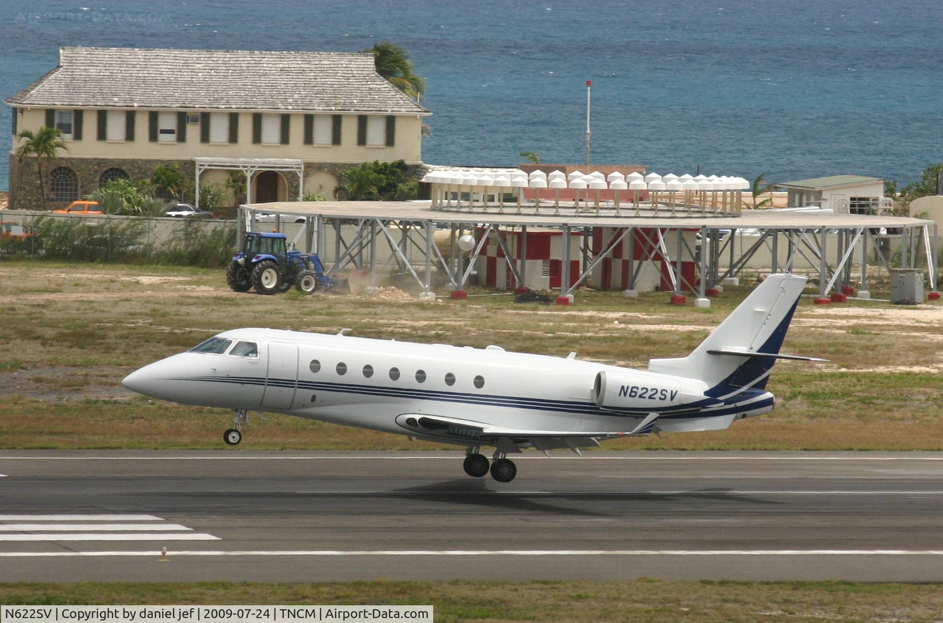 N622SV, 2000 Israel Aircraft Industries IAI-1126 Galaxy C/N 015, just in from Toronto canada