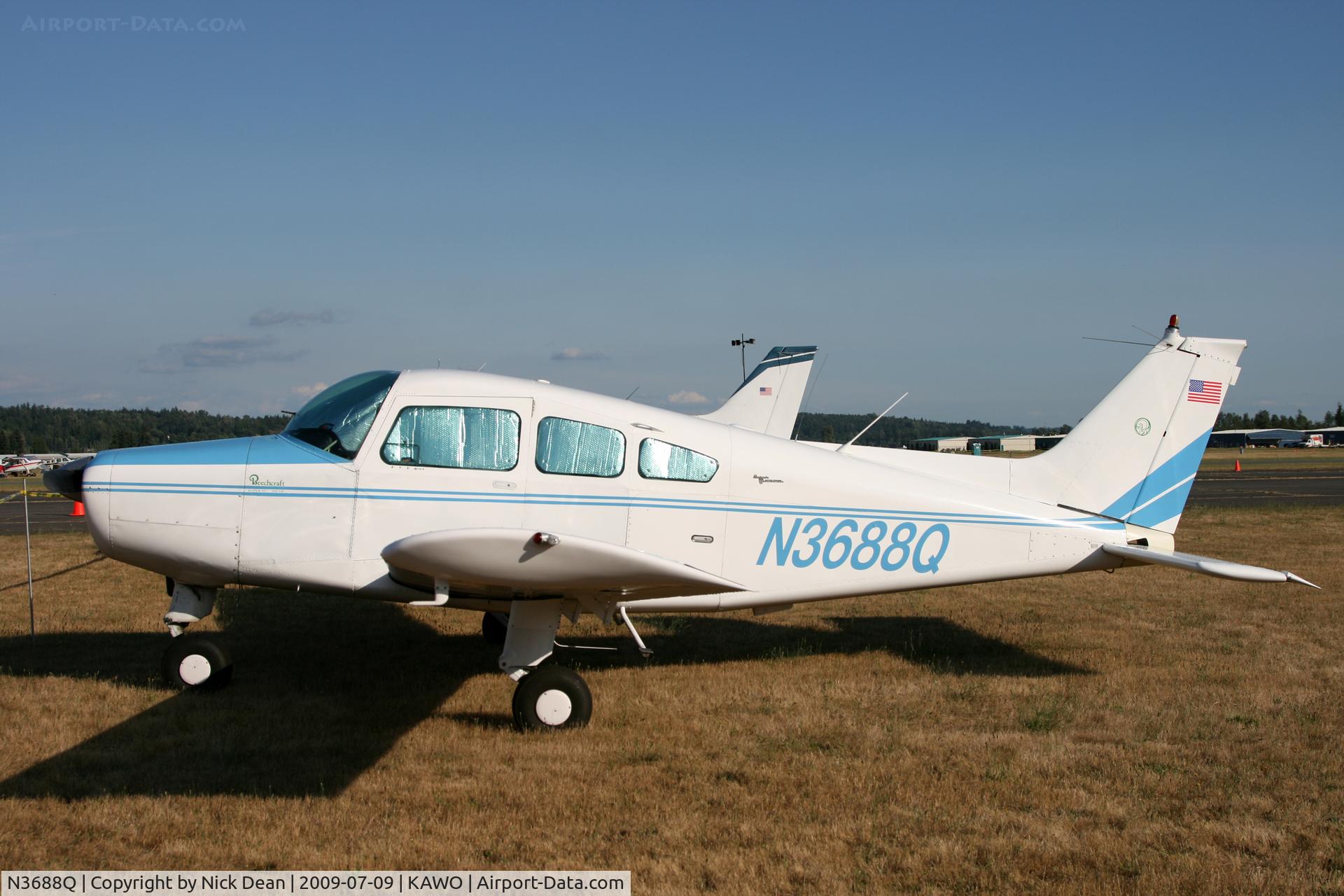 N3688Q, 1967 Beech A23-24 Musketeer Super III C/N MA-272, KAWO