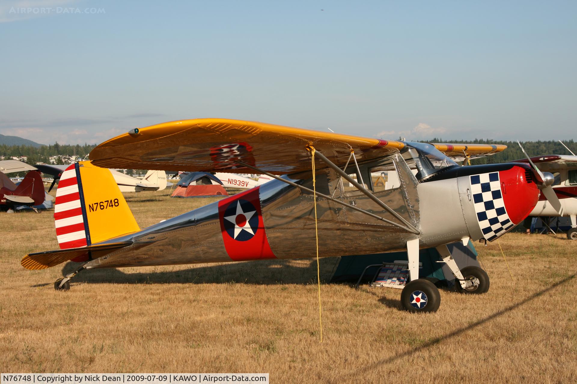 N76748, 1946 Cessna 140 C/N 11180, KAWO