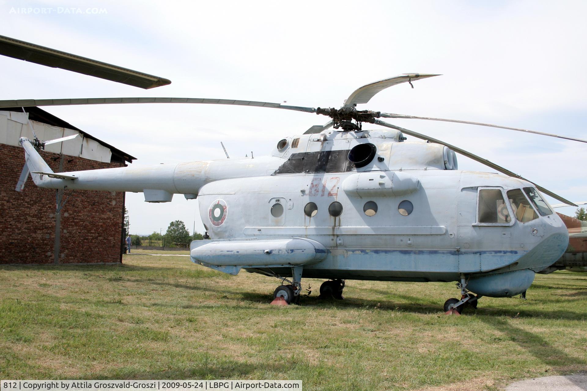 812, 1979 Mil Mi-14BT Haze B C/N U5008, Bulgarian Museum of Aviation, Plovdiv-Krumovo (LBPG). Ex Bulgarian Navy helicopter.
