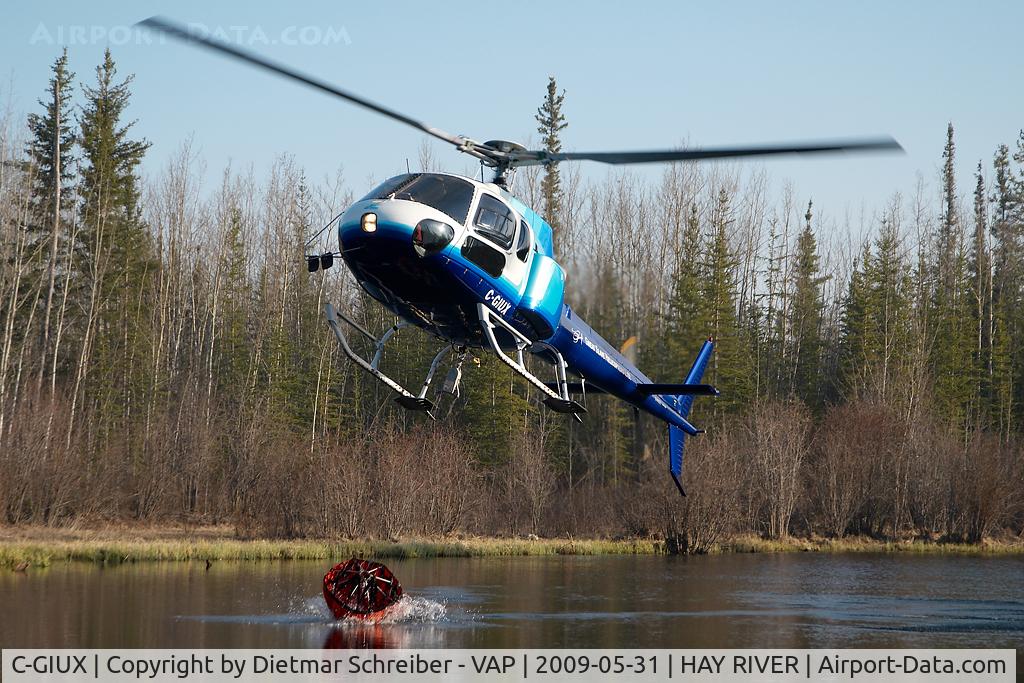 C-GIUX, 1980 Aerospatiale AS-350BA Ecureuil C/N 1240, Great Slave Helicopters AS350