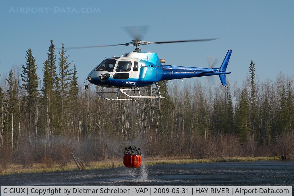 C-GIUX, 1980 Aerospatiale AS-350BA Ecureuil C/N 1240, Great Slave Helicopters AS350