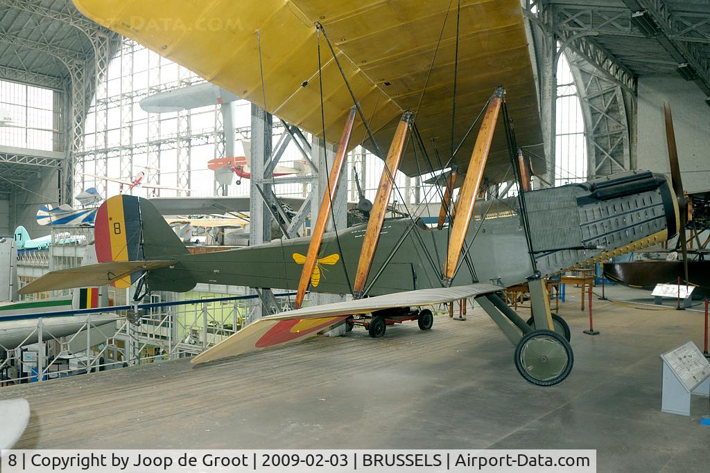8, Royal Aircraft Factory RE-8 C/N 326, Preserved in the excellent Brussels museum