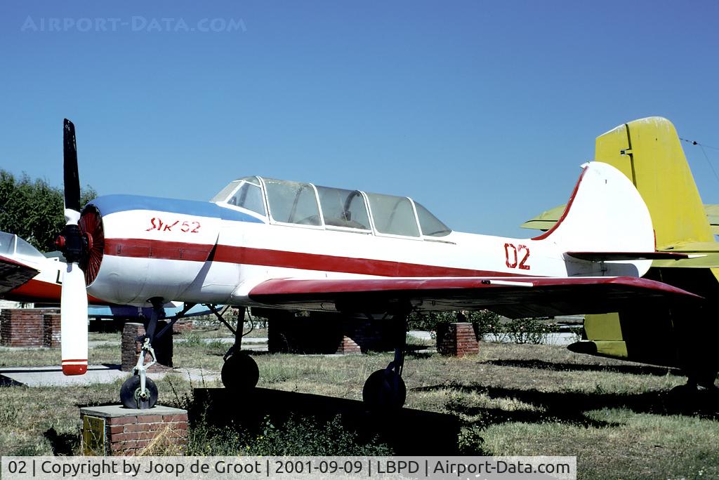 02, 1980 Yakovlev Yak-52 C/N 800502, Preserved in the Krumovo museum