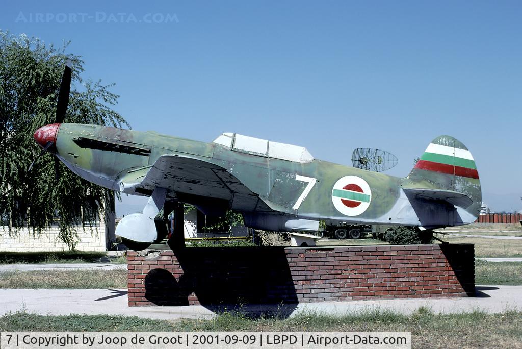 7, 1945 Yakovlev Yak-9U C/N 42 166 927, Ex 326 of the Bulgarian AF