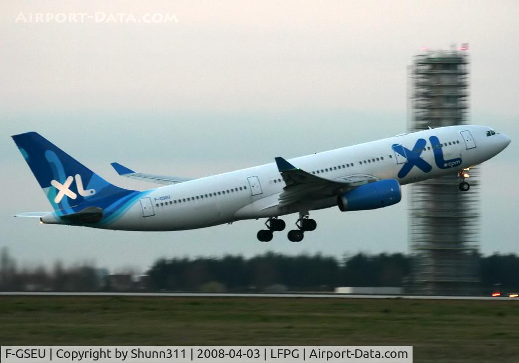 F-GSEU, 2004 Airbus A330-243 C/N 635, On take off from the South...