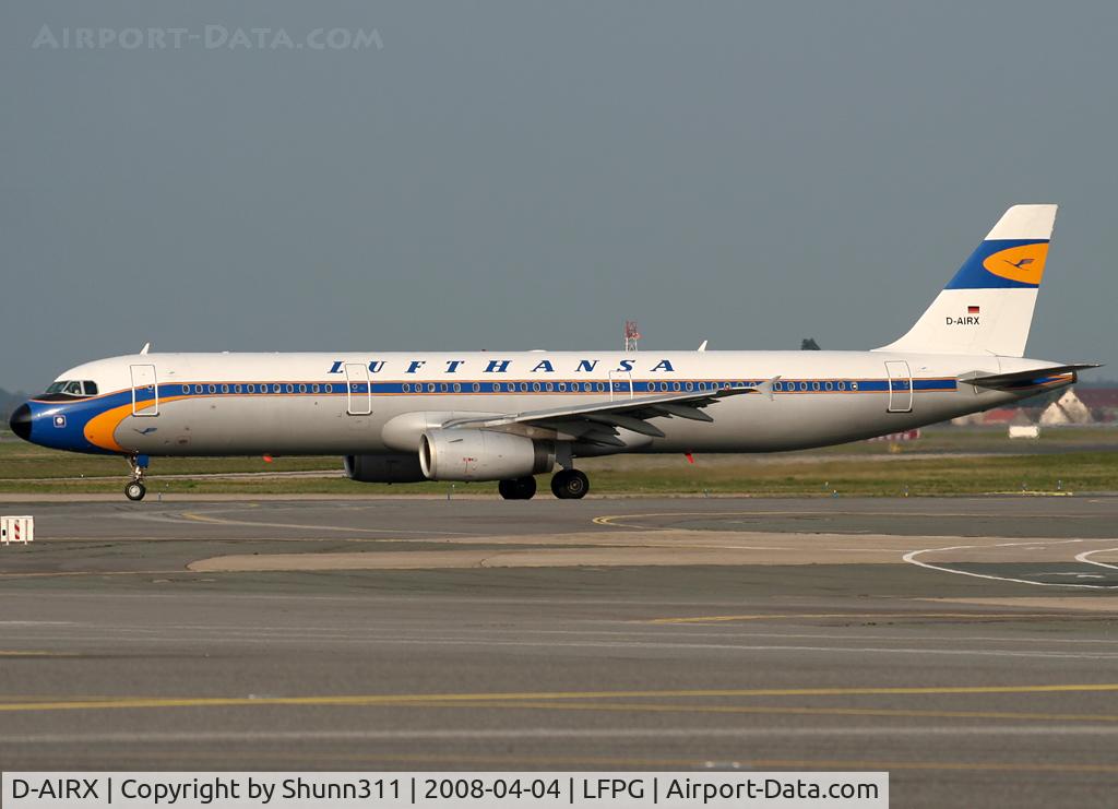D-AIRX, 1998 Airbus A321-131 C/N 0887, Taxiing for departure...