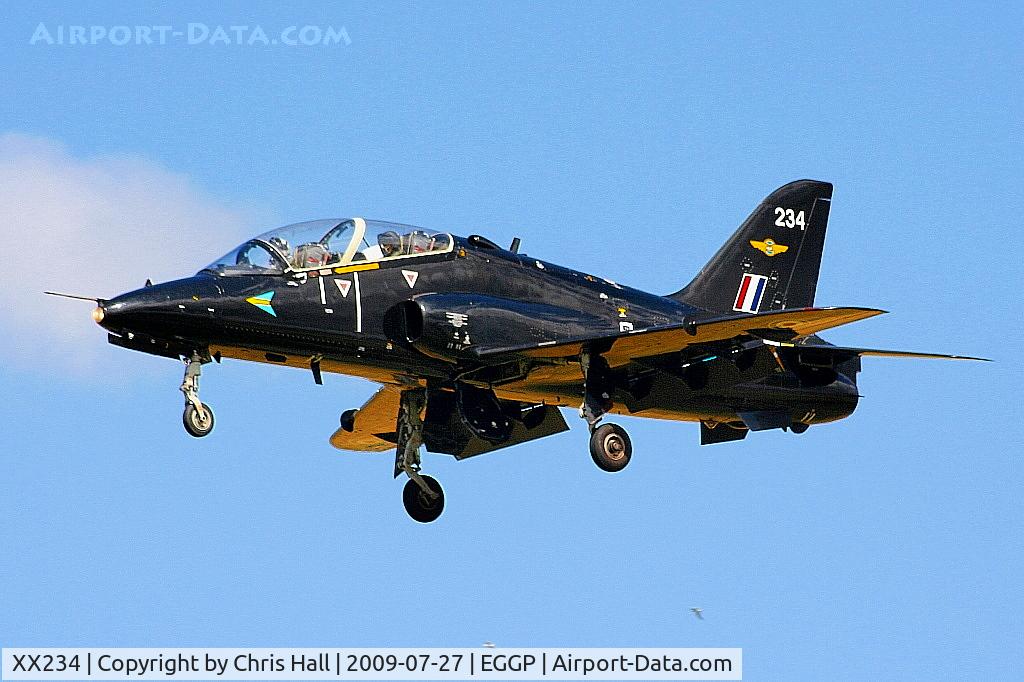 XX234, 1978 Hawker Siddeley Hawk T.1 C/N 070/312070, RAF No 4 FTS/208(R) Sqn