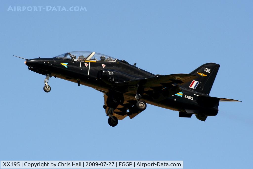 XX195, 1978 Hawker Siddeley Hawk T.1 C/N 042/312042, RAF No 4 FTS/208(R) Sqn