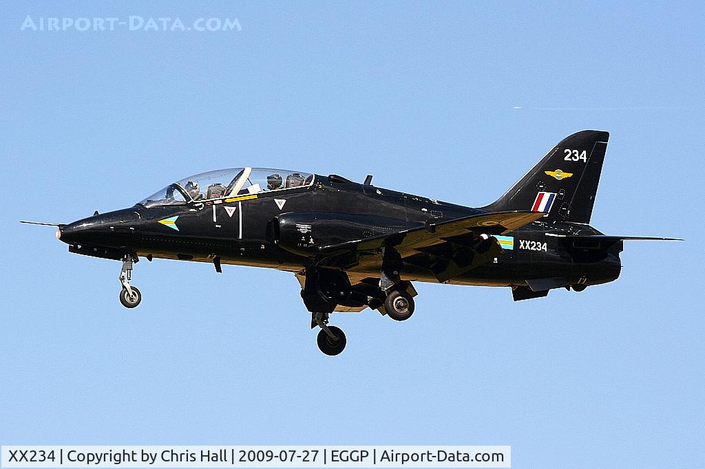 XX234, 1978 Hawker Siddeley Hawk T.1 C/N 070/312070, RAF No 4 FTS/208(R) Sqn