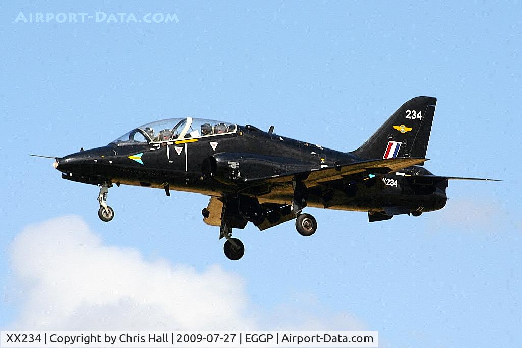 XX234, 1978 Hawker Siddeley Hawk T.1 C/N 070/312070, RAF No 4 FTS/208(R) Sqn