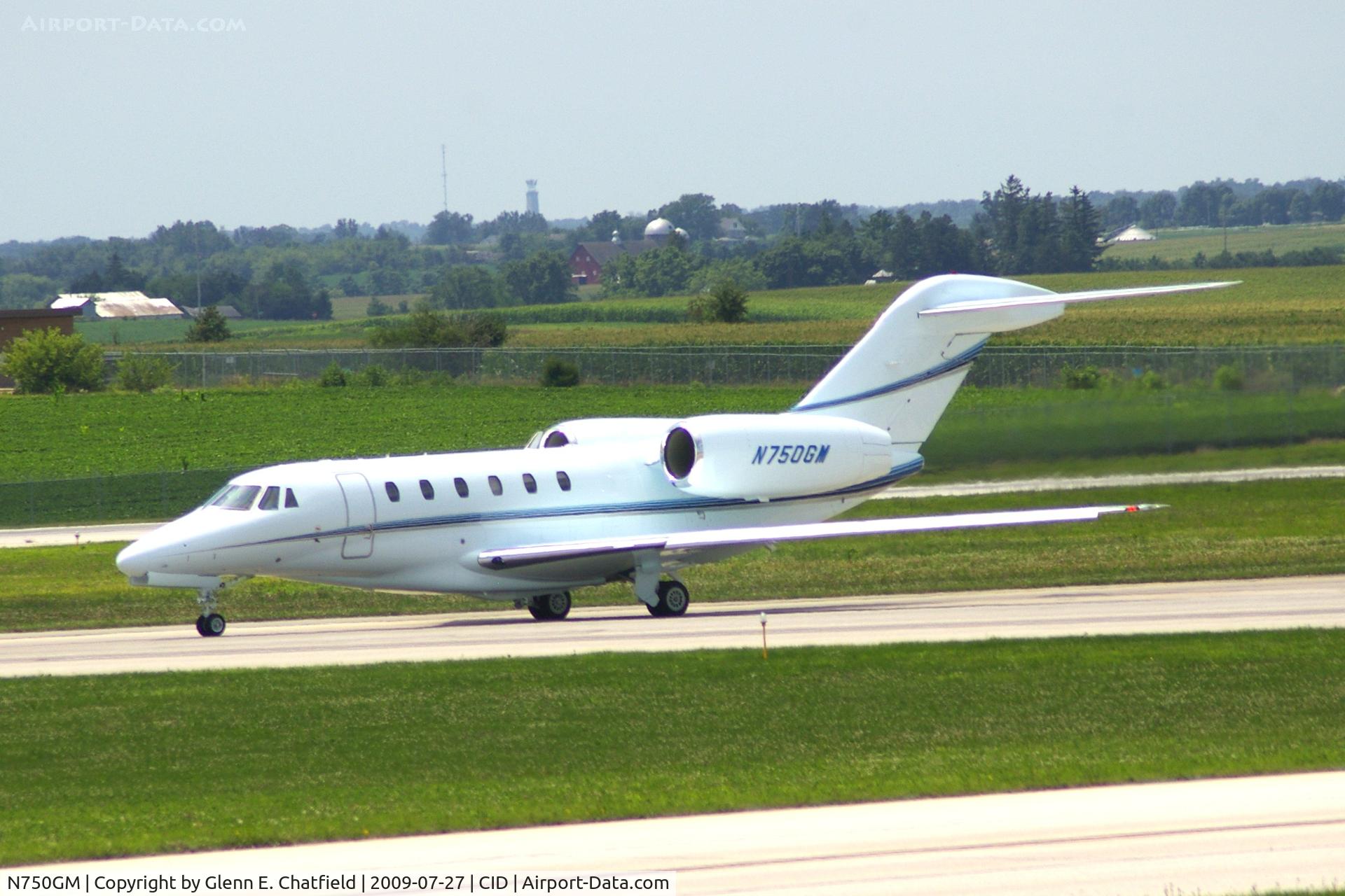 N750GM, 1998 Cessna 750 Citation X C/N 750-0066, Taxiing to Runway 27 for departure