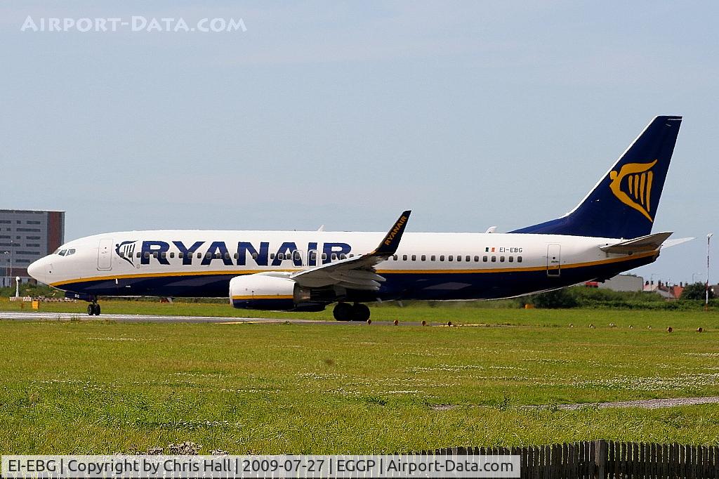 EI-EBG, 2009 Boeing 737-8AS C/N 37525, Ryanair Boeing 737-8AS/WL