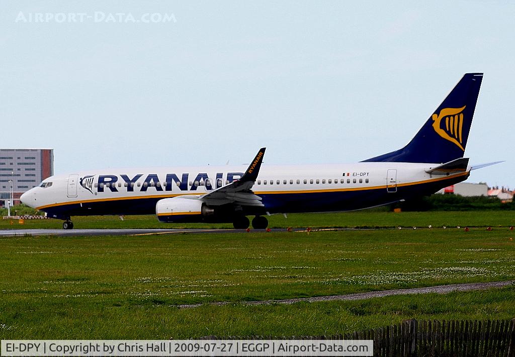 EI-DPY, 2007 Boeing 737-8AS C/N 33615, Ryanair