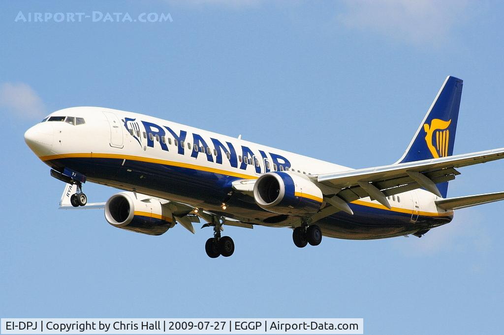 EI-DPJ, 2007 Boeing 737-8AS C/N 33609, Ryanair
