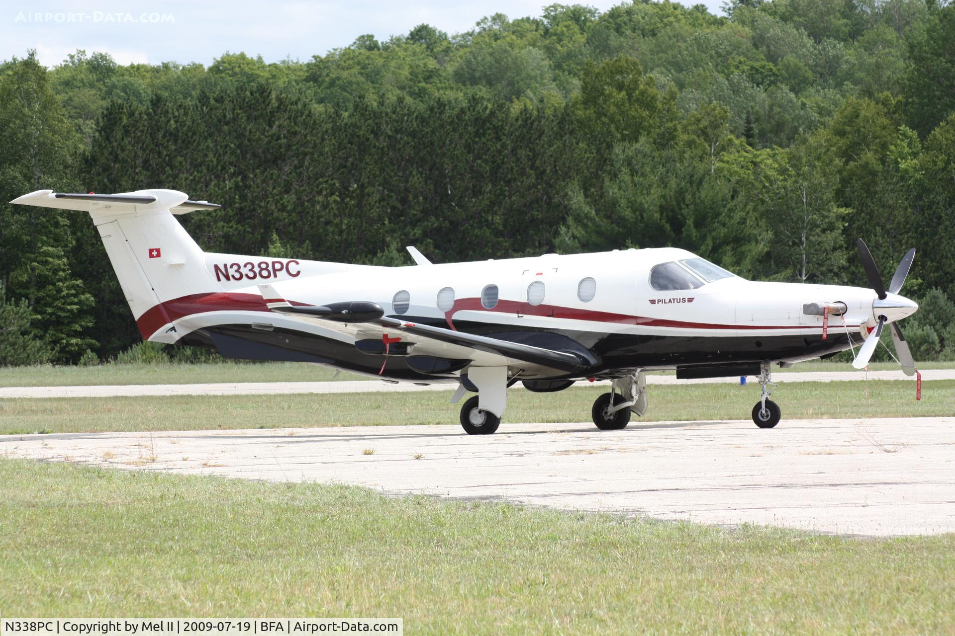 N338PC, 2000 Pilatus PC-12/45 C/N 338, Parked