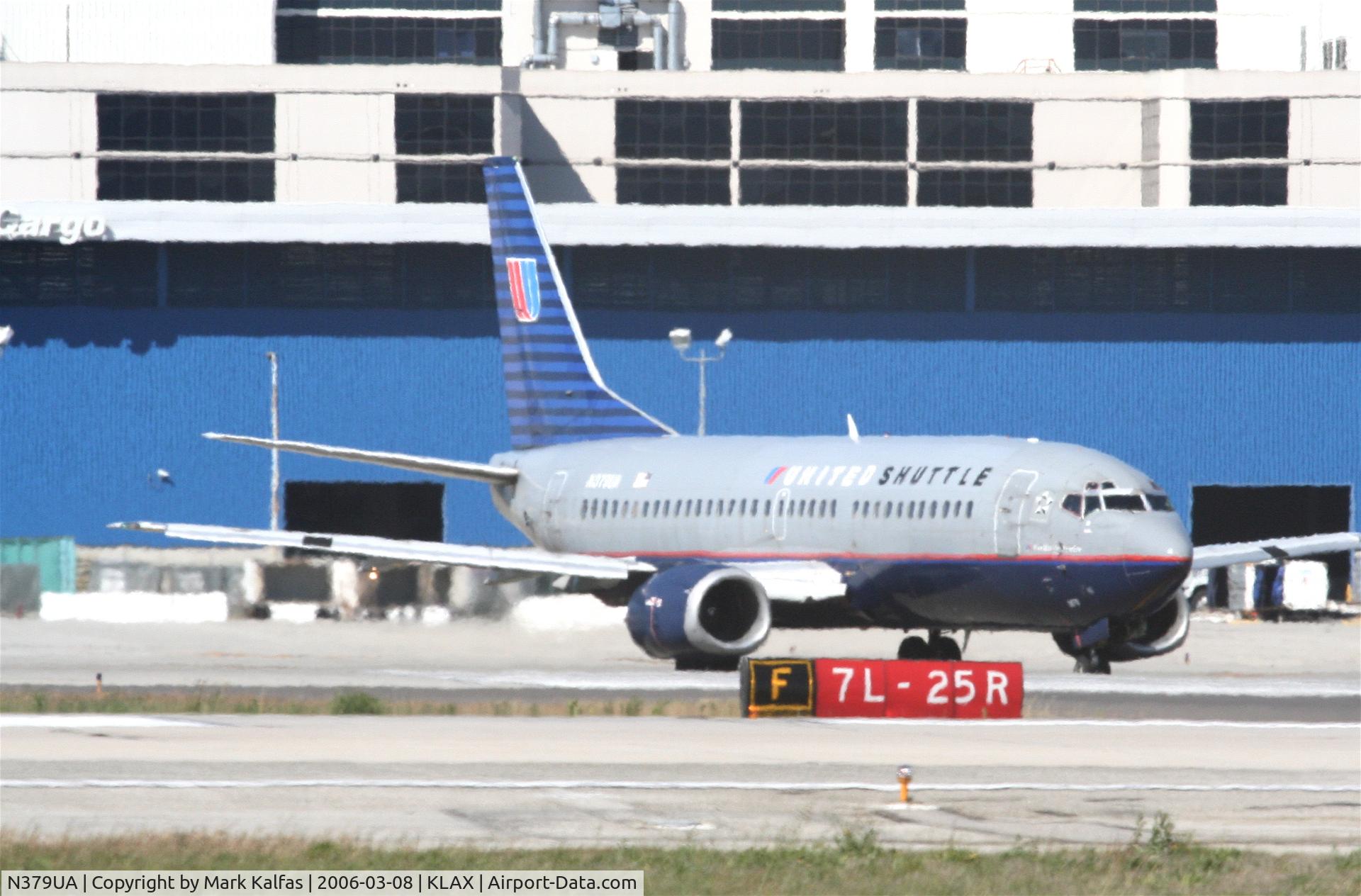 N379UA, 1990 Boeing 737-322 C/N 24654, United Airlines 