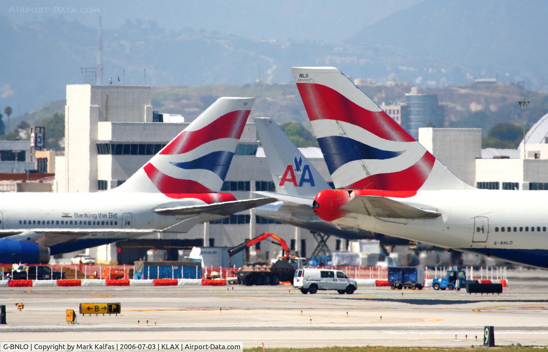 G-BNLO, 1990 Boeing 747-436 C/N 24057, A pair of British tails and an American...