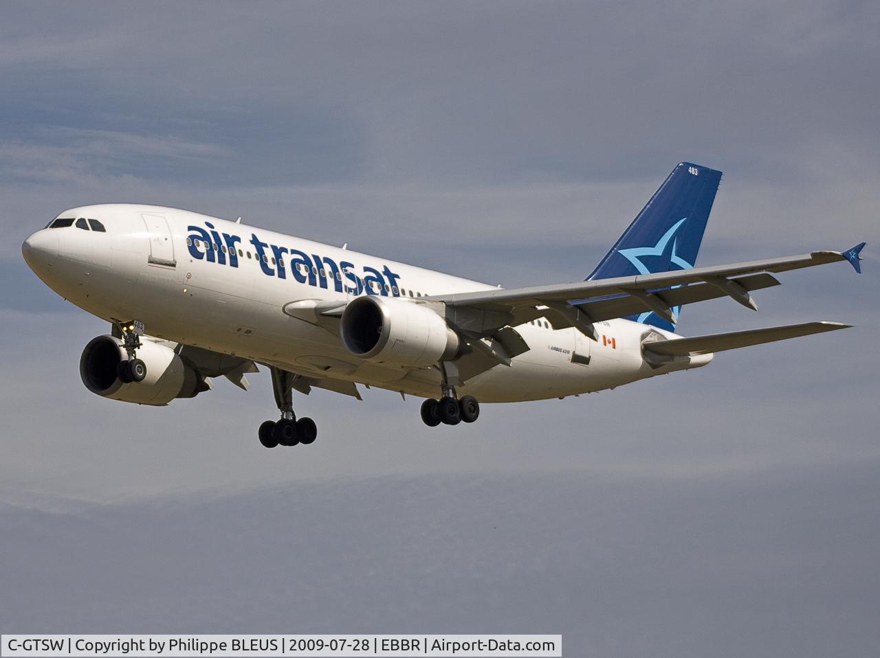 C-GTSW, 1988 Airbus A310-304 C/N 483, Short final rwy 25L.