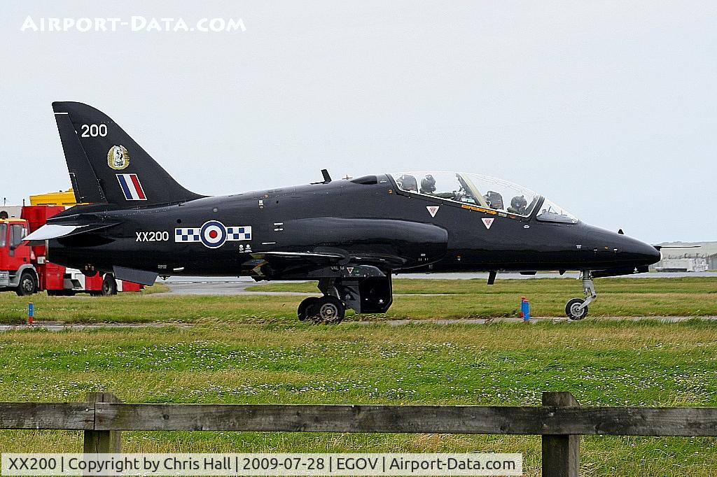 XX200, 1978 Hawker Siddeley Hawk T.1A C/N 047/312047, RAF No 4 FTS/19(R) Sqn