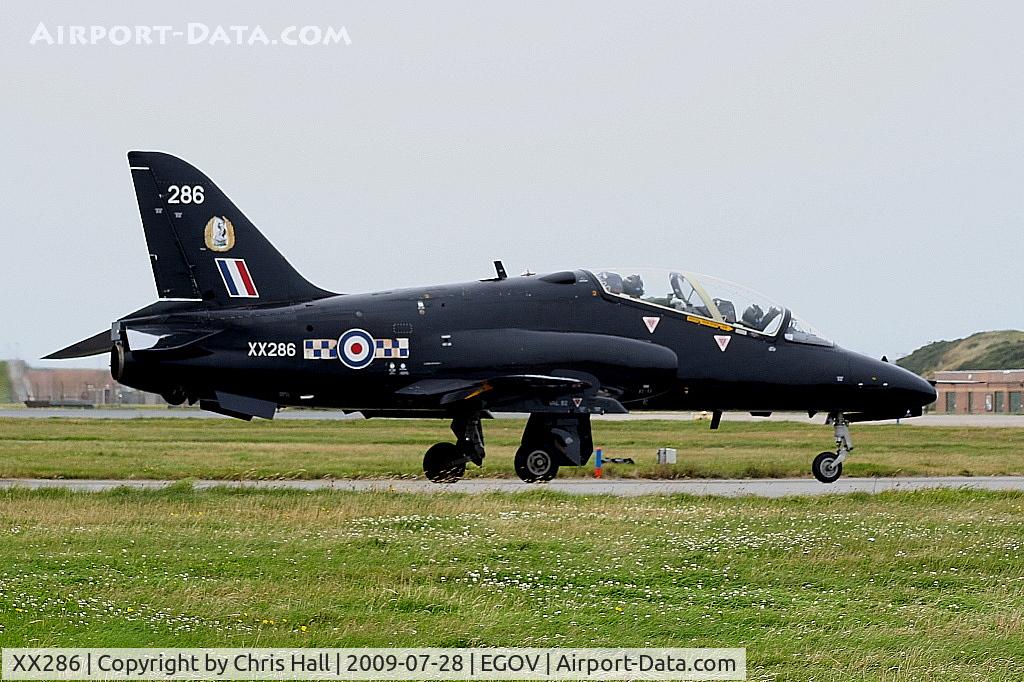 XX286, 1979 Hawker Siddeley Hawk T.1A C/N 112/312111, BAe Systems Hawk T1, RAF No 4 FTS/208(R) Sqn