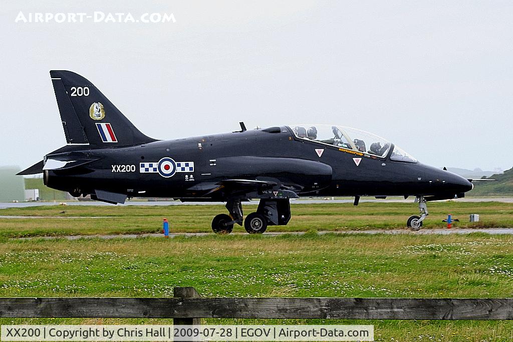 XX200, 1978 Hawker Siddeley Hawk T.1A C/N 047/312047, RAF No 4 FTS/19(R) Sqn