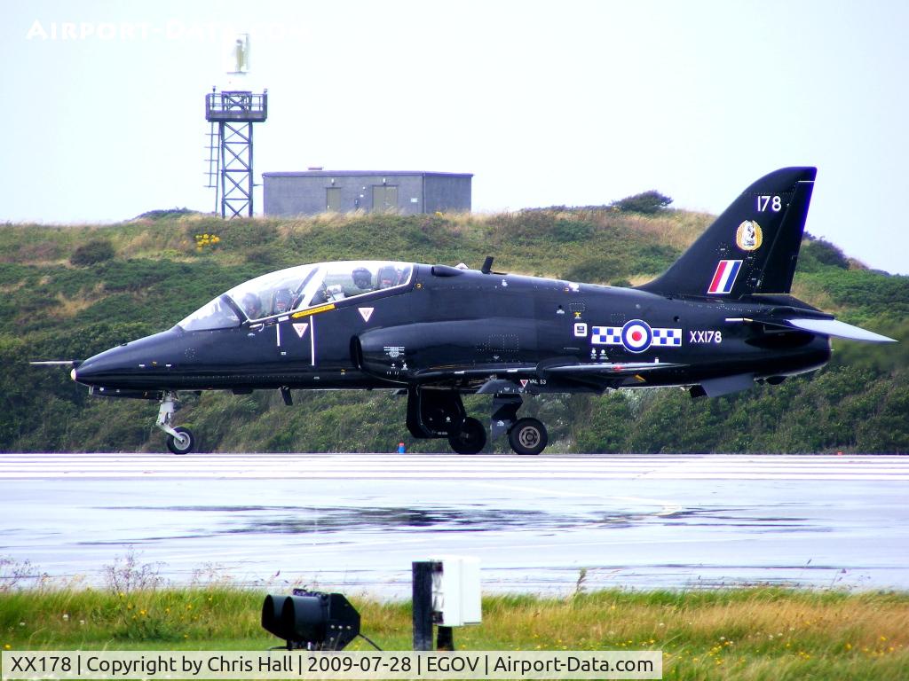 XX178, 1977 Hawker Siddeley Hawk T.1W C/N 025/312025, RAF No 4 FTS/19(R) Sqn