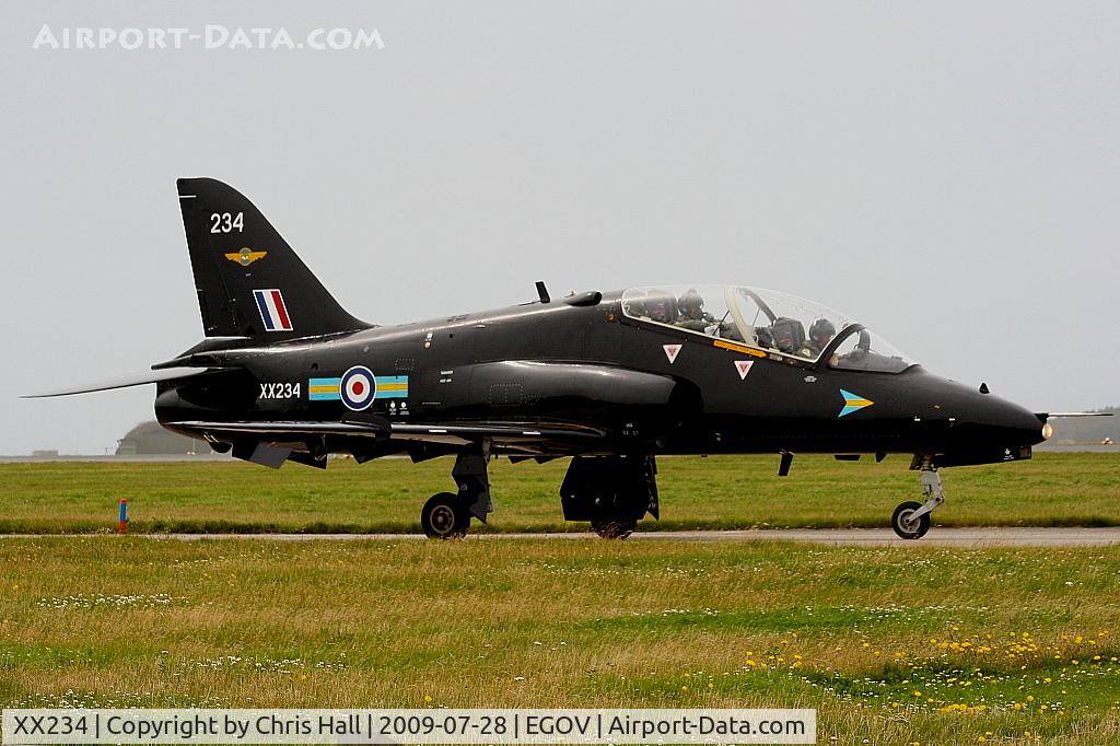 XX234, 1978 Hawker Siddeley Hawk T.1 C/N 070/312070, RAF No 4 FTS/208(R) Sqn
